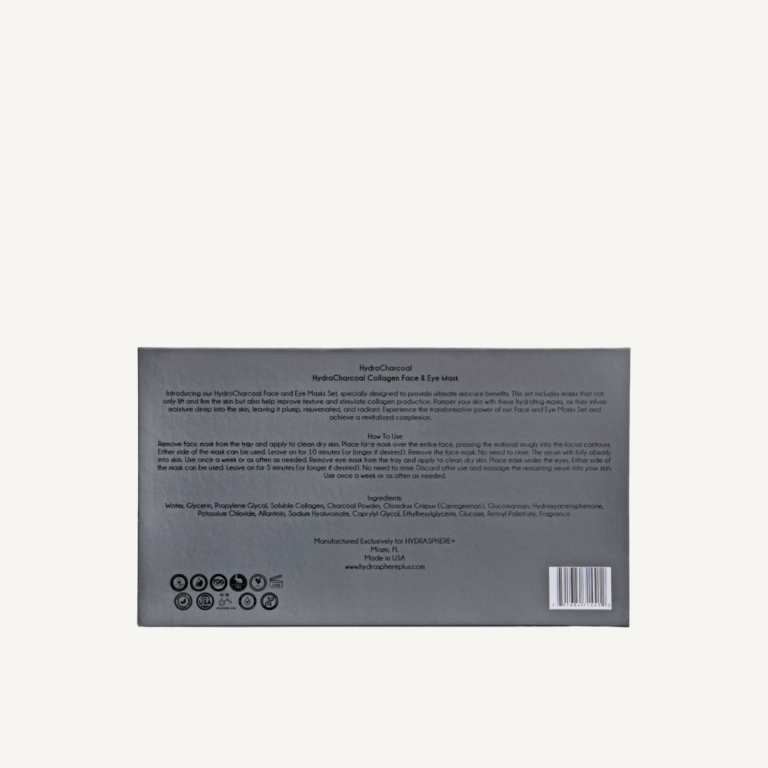 HydroCharcoal Collagen Face & Eye Mask