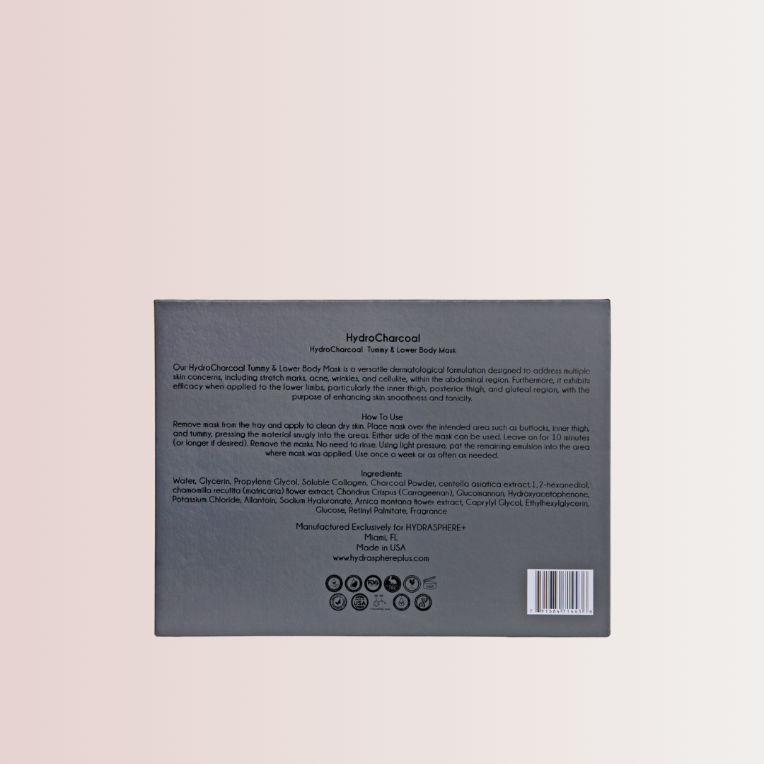 HydroCharcoal Tummy & Lower Body Mask