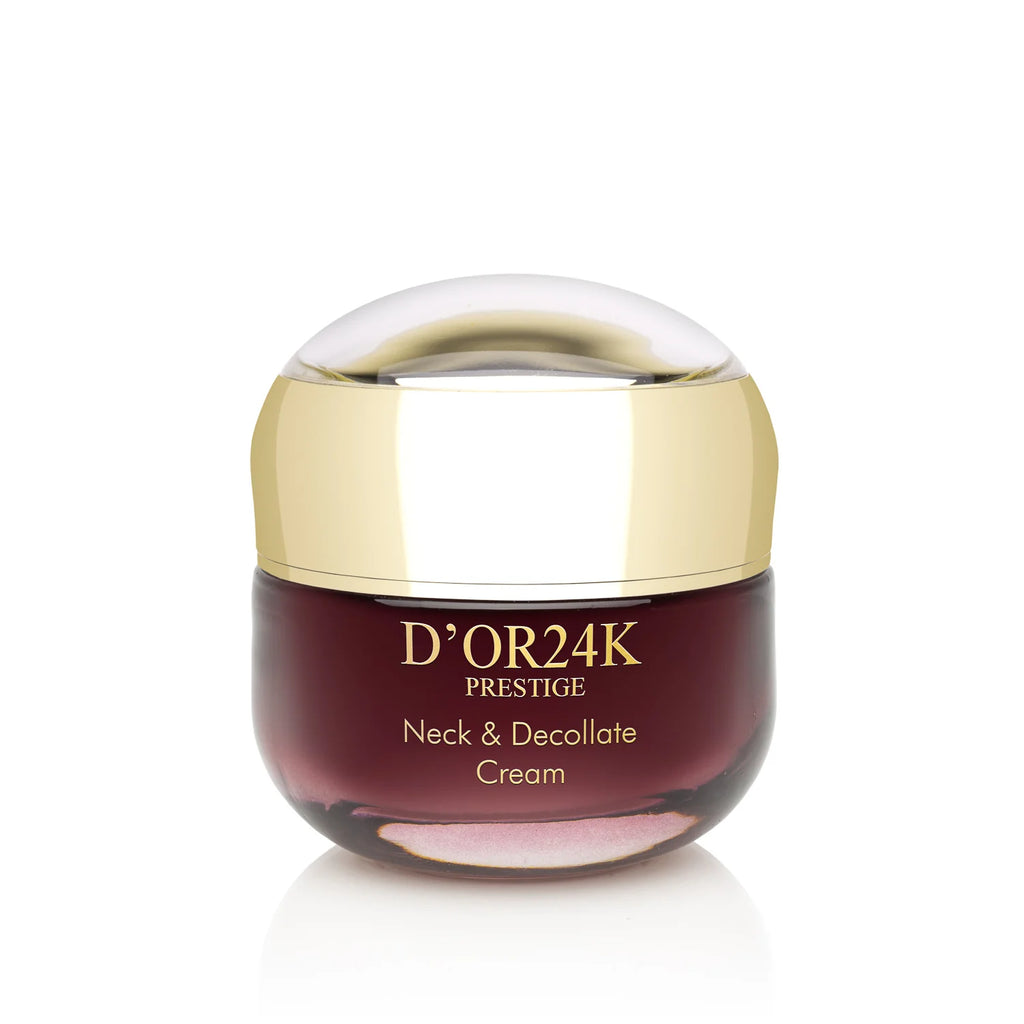 Neck and Decollete Collection Serum, Cream & Gold Neck Decollate Lifting Treatment Mask Set