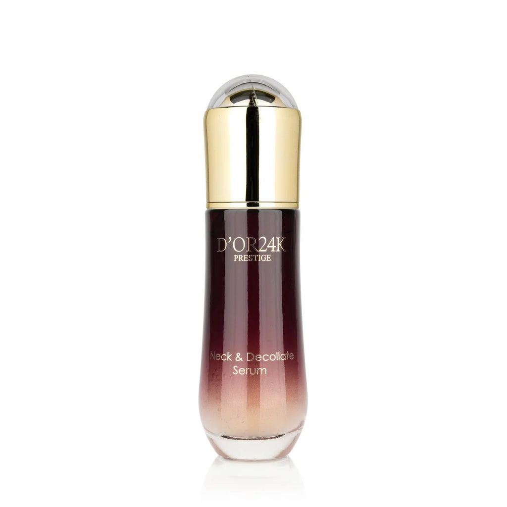 Neck and Decollete Collection Serum, Cream & Gold Neck Decollate Lifting Treatment Mask Set